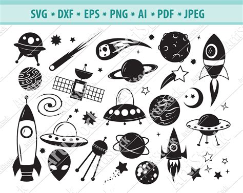 Download 727+ Free Space SVG Files Cut Files